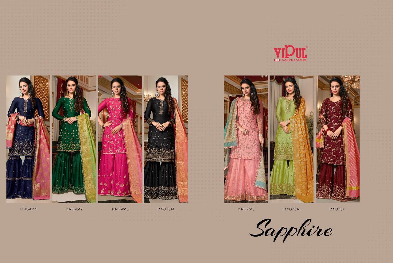Vipul Fashion DCAT Sapphire 4511-4517