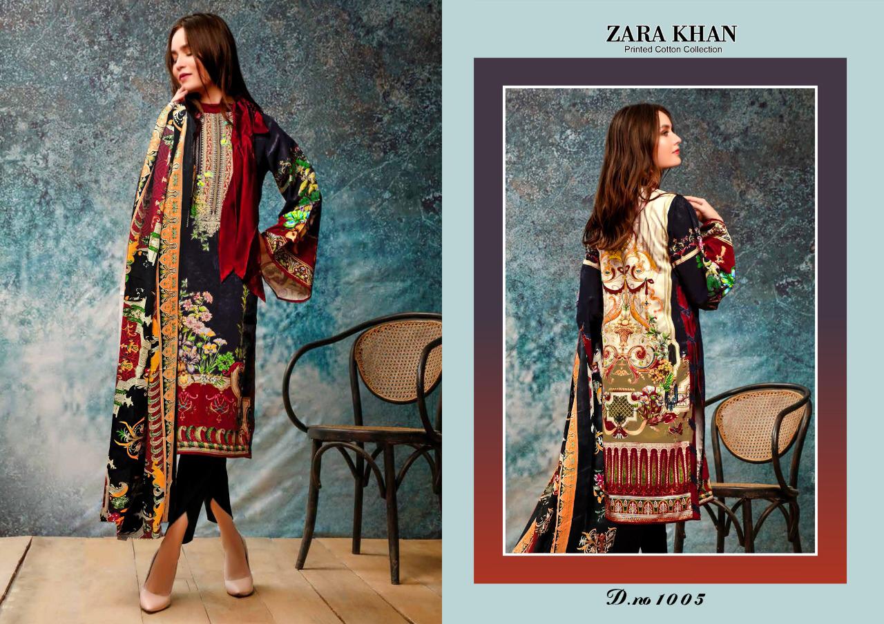 Salman Tex Zara Khan Printed Cotton Collection 1005