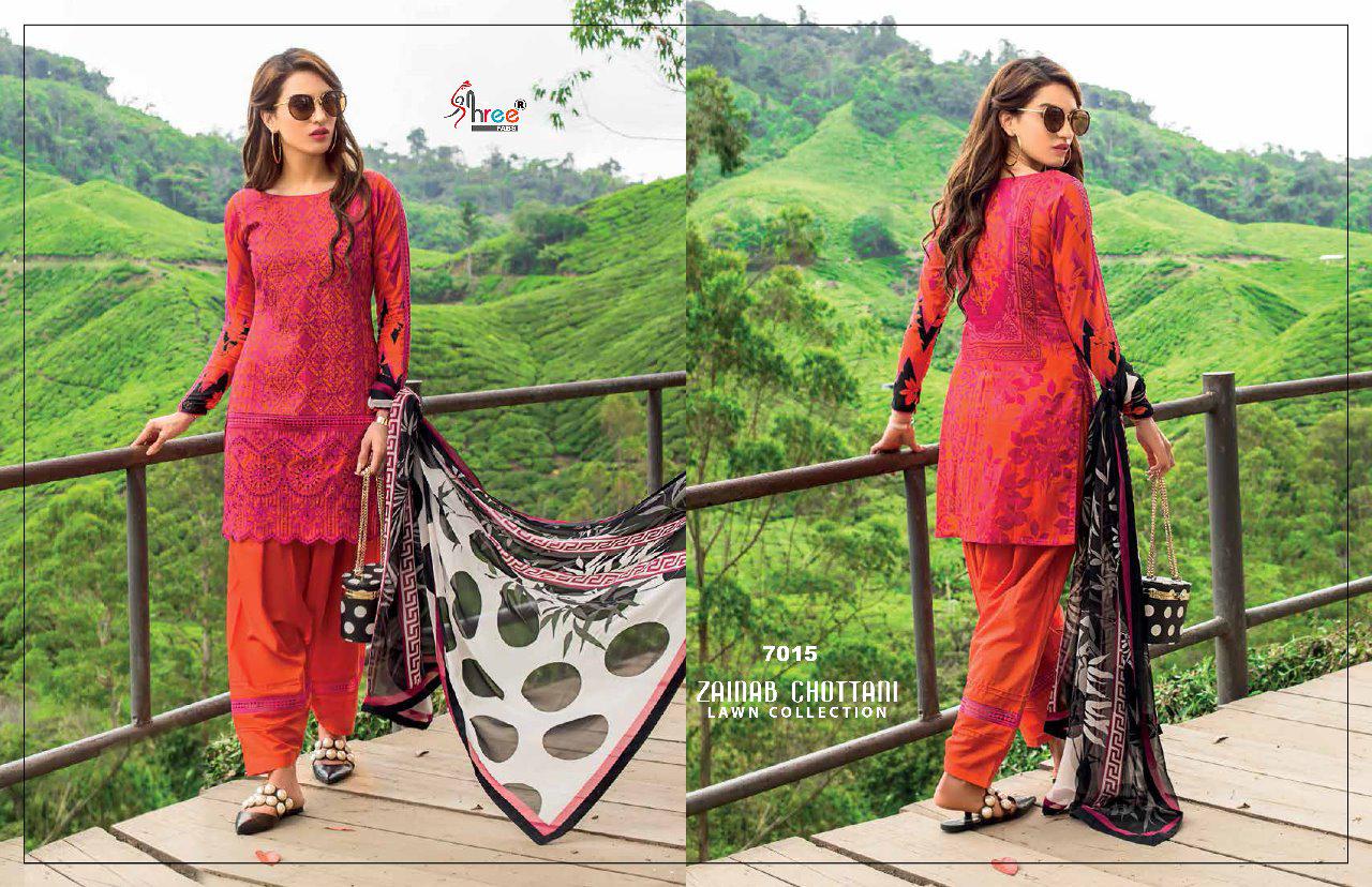 Shree Fabs Zainab Chottani Lawn Collection 7015