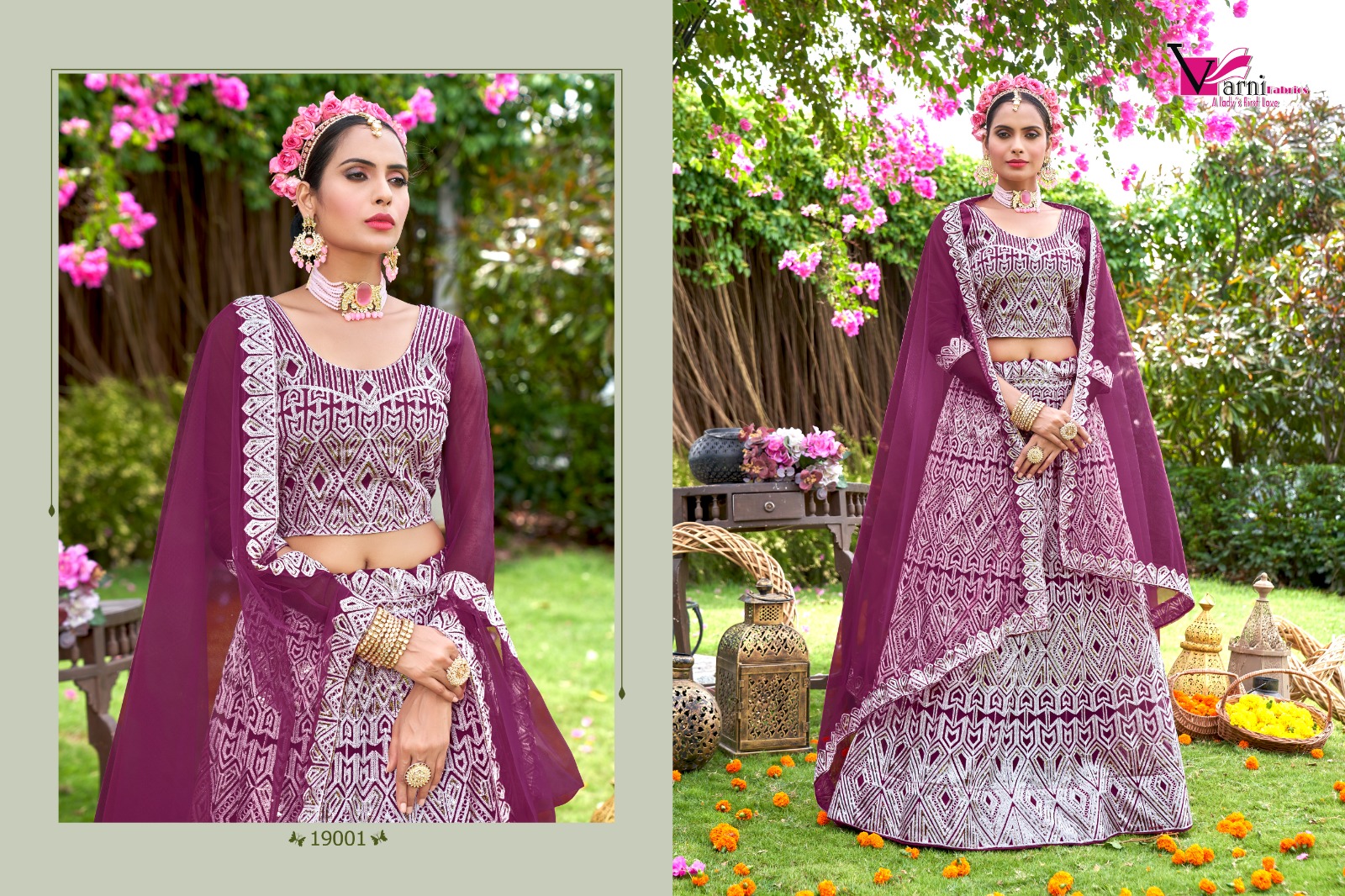 Varni Fabric Zeeya Sakshi 19001