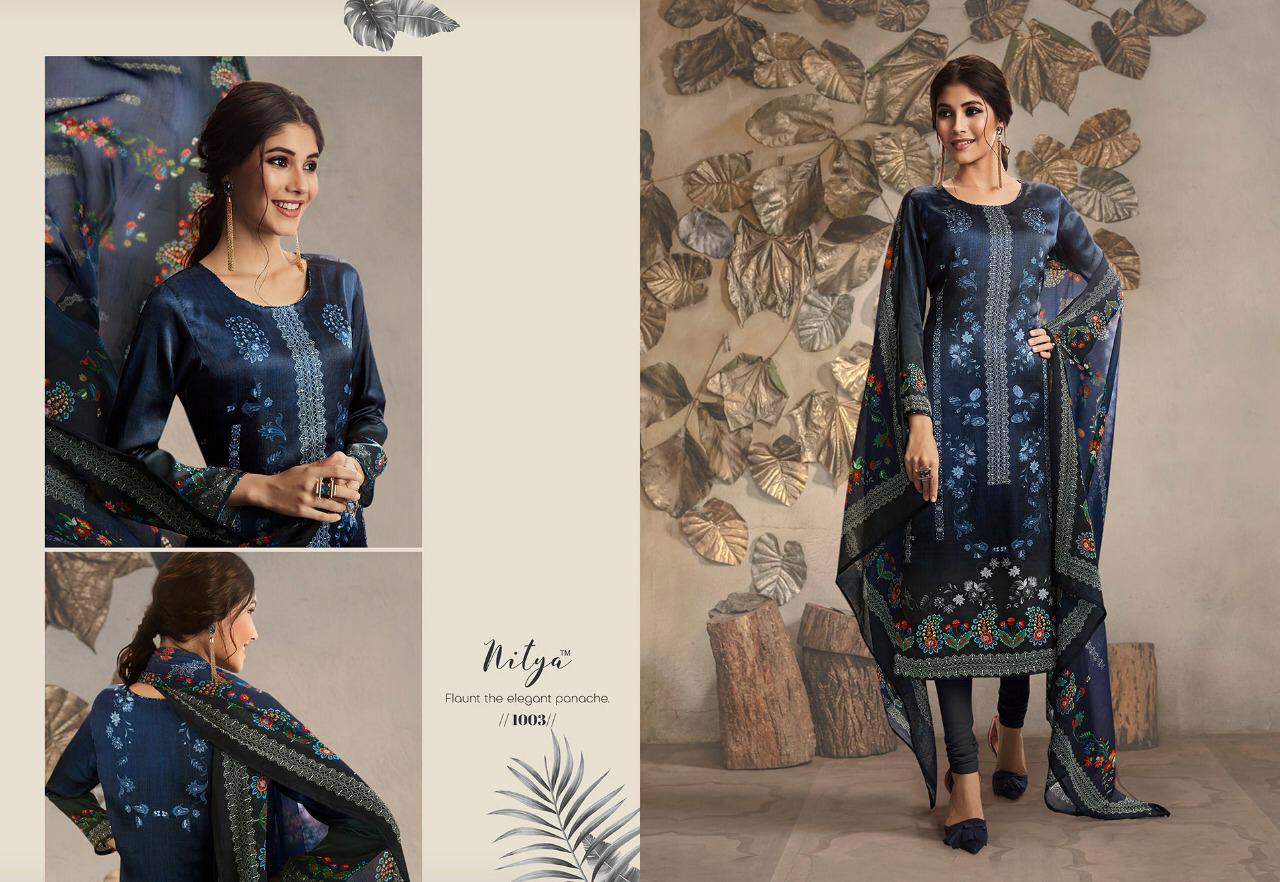LT Fabrics Nitya Liana Royal Satin 1003