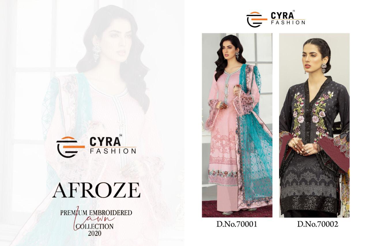 Cyra Fashion Afroze 70001-70002