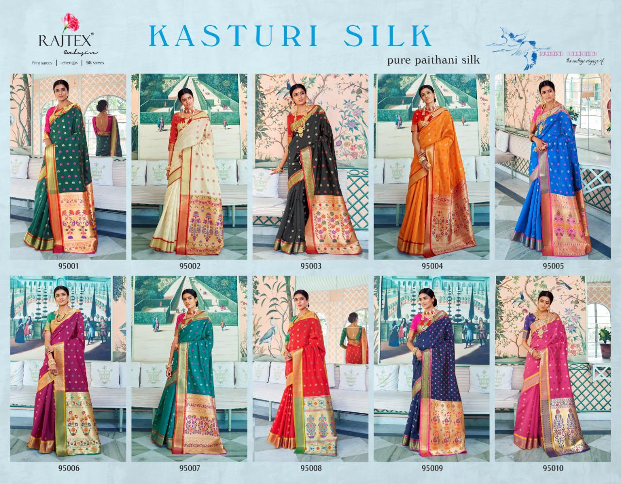 Rajtex Kasturi Silk 95001-95010