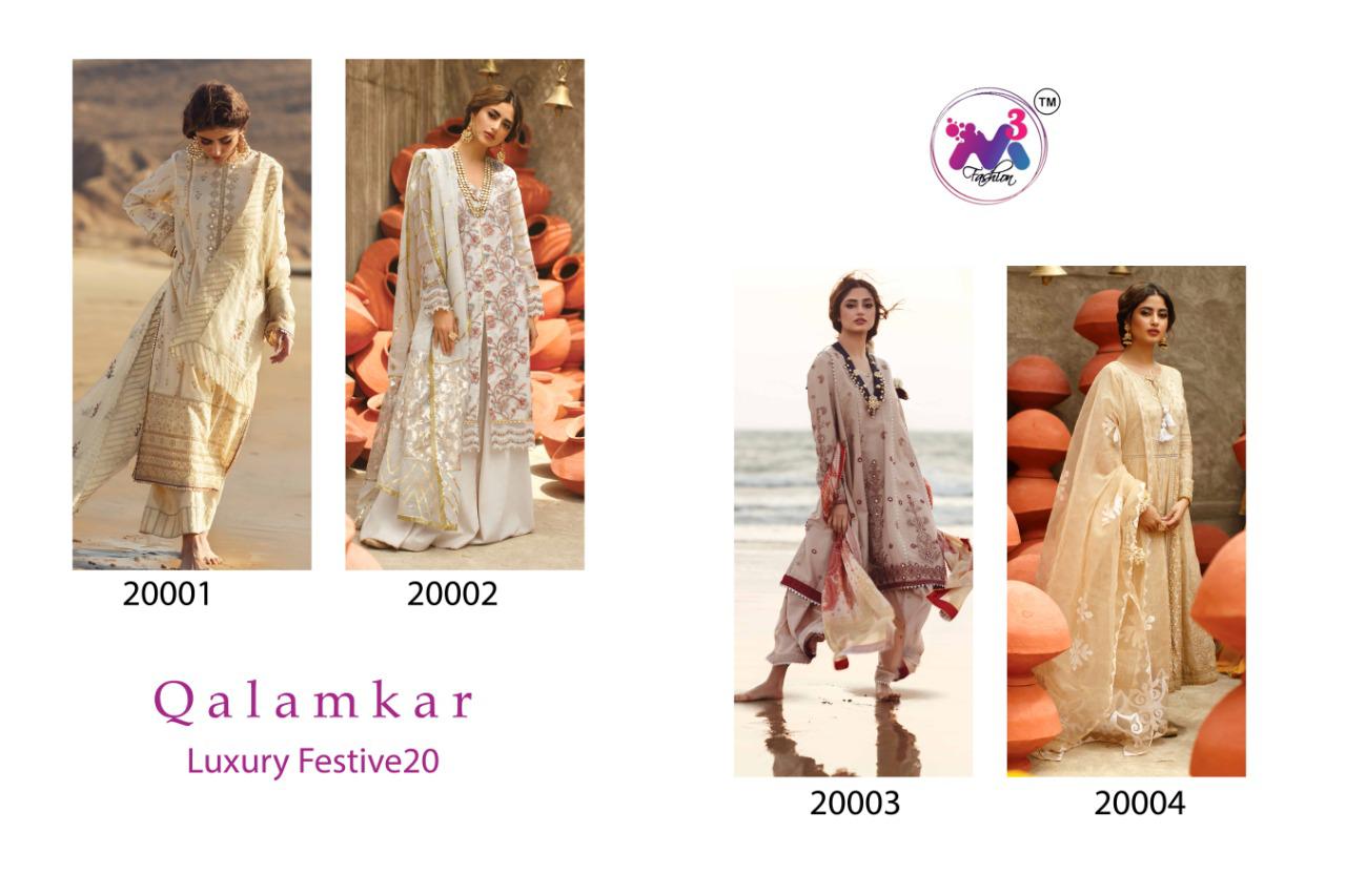 M3 Fashion Qalamkar 20001-20004