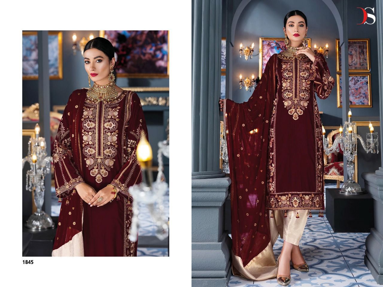 Deepsy Suits Baroque Velvet Collection 1845
