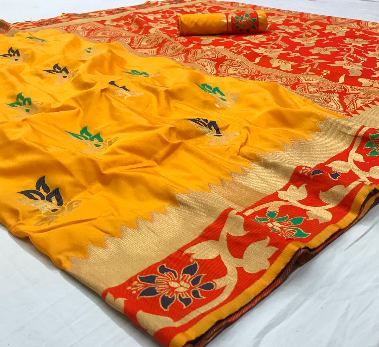 Rajyog Fabrics Aakansha Silk 1002