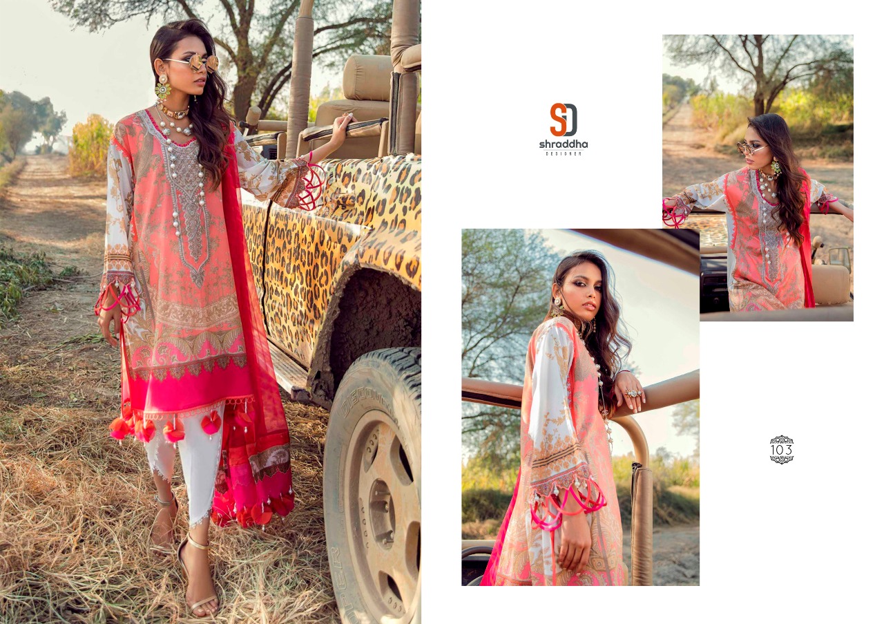 Shraddha Designer Sana Safina Print Collection 103