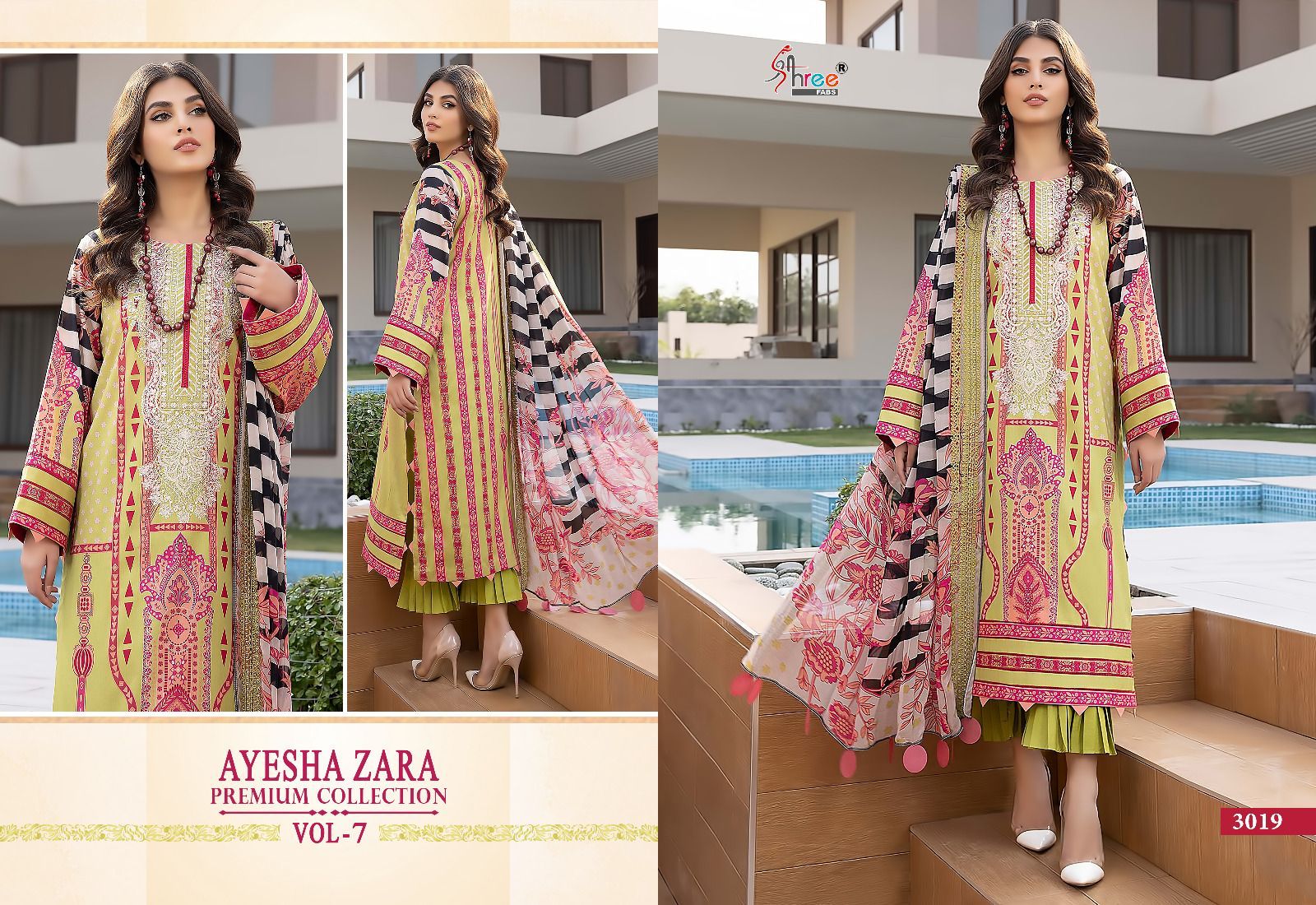 Shree Fab Ayesha Zara Premium Collection 3019