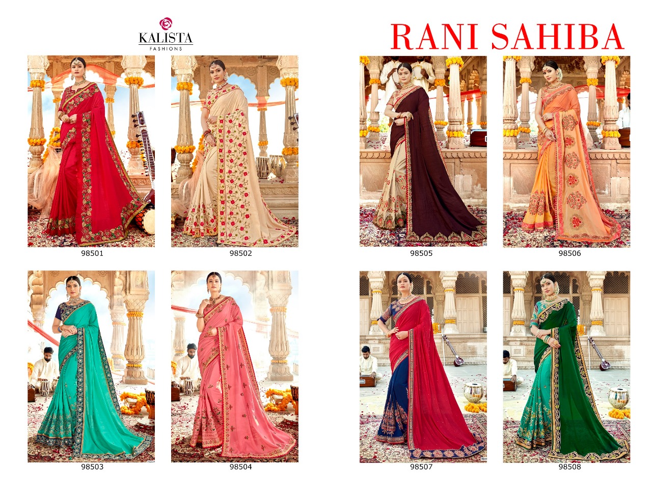 Kalista Fashions Rani Sahiba 98501-98508
