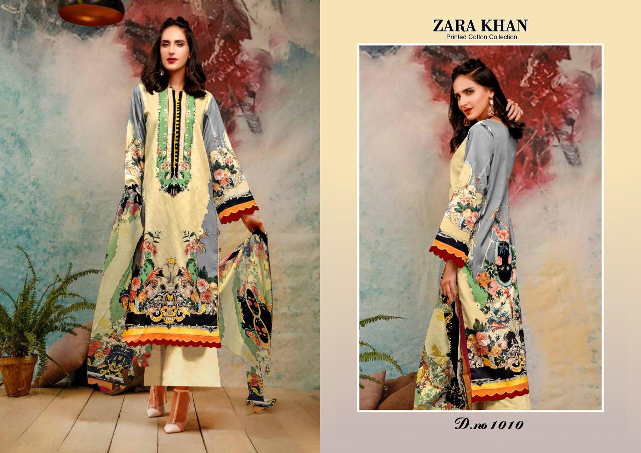 Salman Tex Zara Khan Printed Cotton Collection 1010