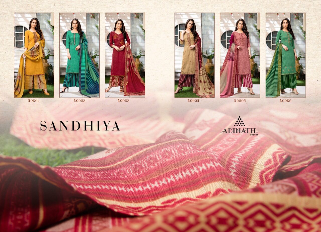 Adinath Prints Sandhiya 40001-40006
