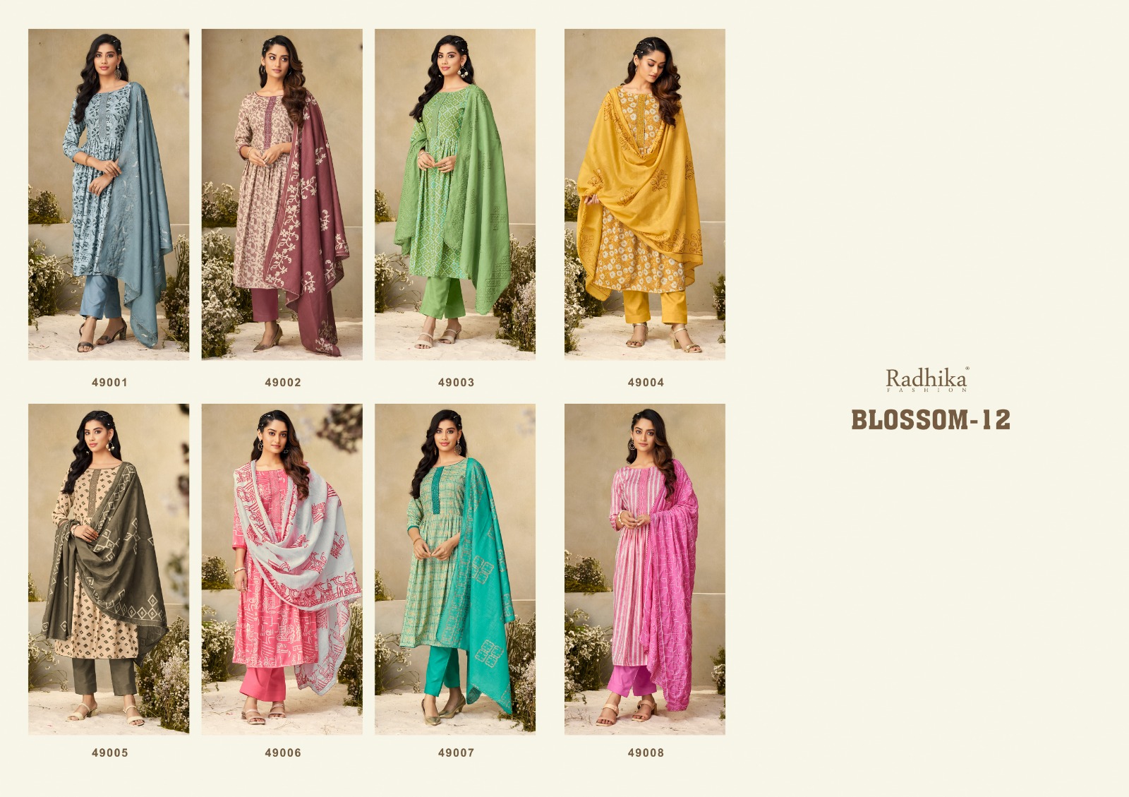 Radhika Fashion Blossom 49001-49008
