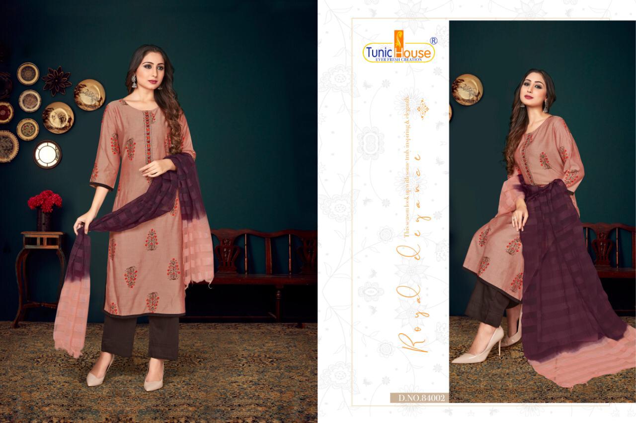 Neha Fashion Era Silk With Dupatta 84005