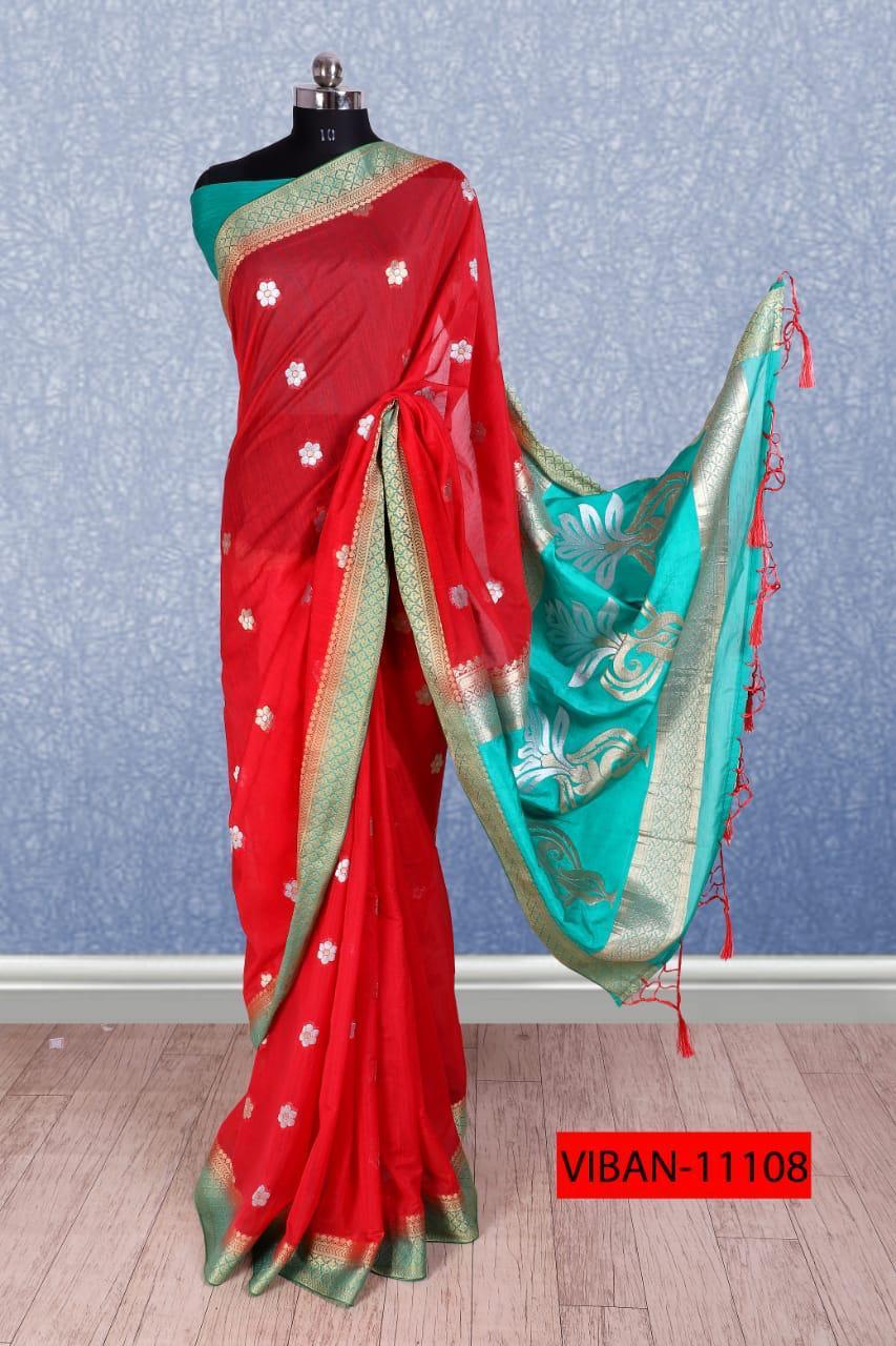 Mintorsi Designer Banarasi Silk Saree 11108