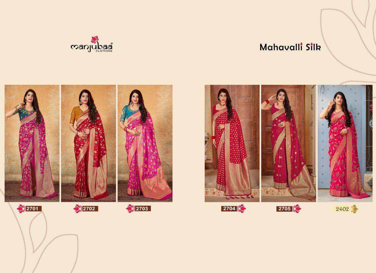 Manjuba Mahalavi Silk 2701-2705