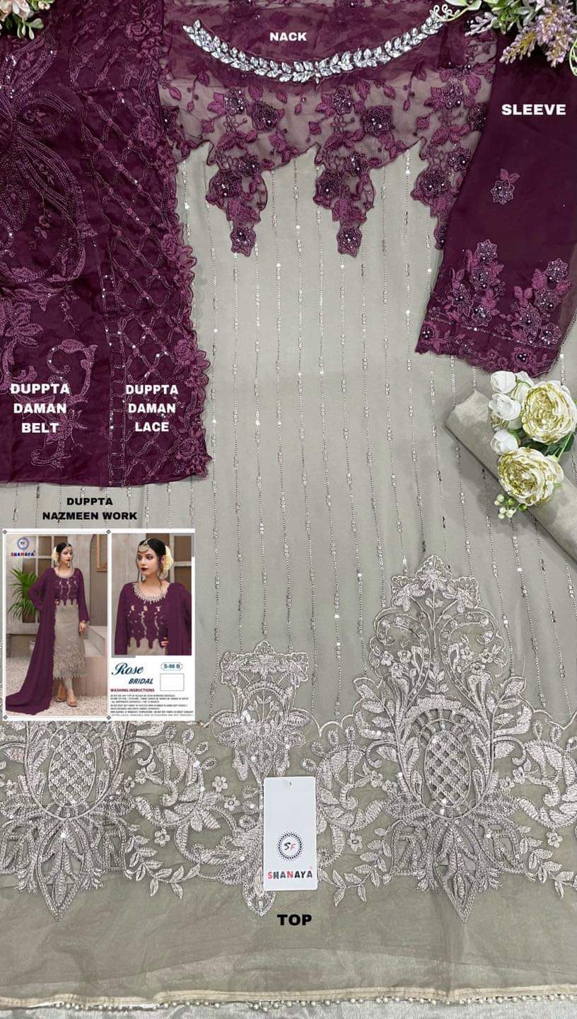 Shanaya Fashion Rose Bridal Edition S-98-E