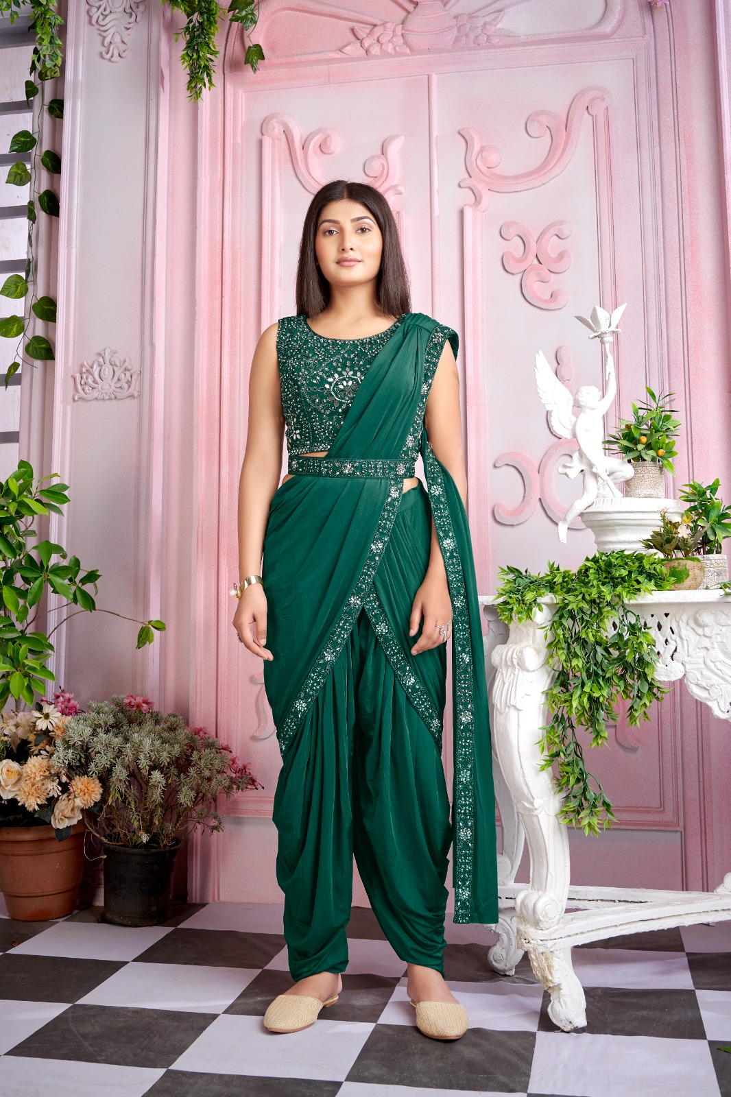 Aamoha Trendz Ready Made Designer Saree 1015950-C