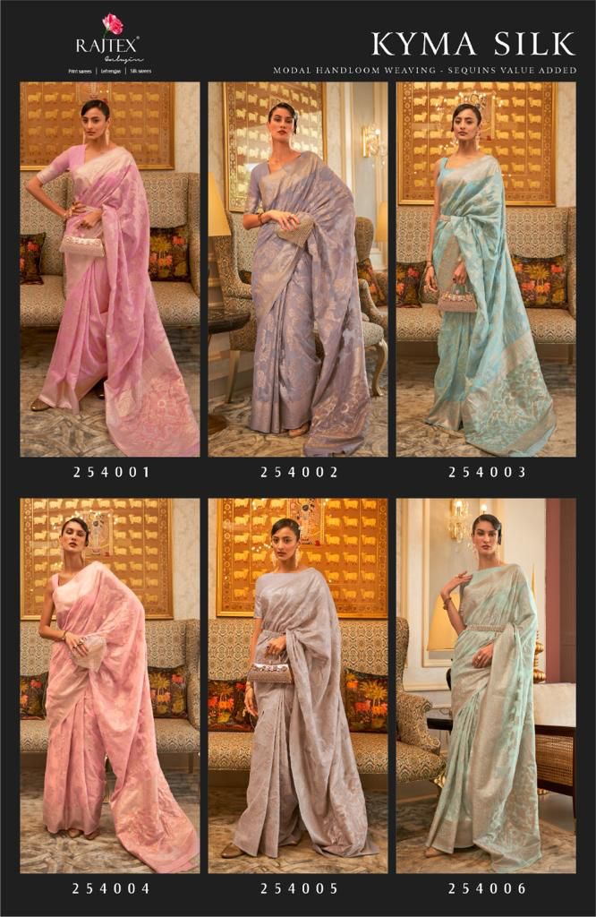 Rajtex Fabrics Kayma Silk 254001-254006