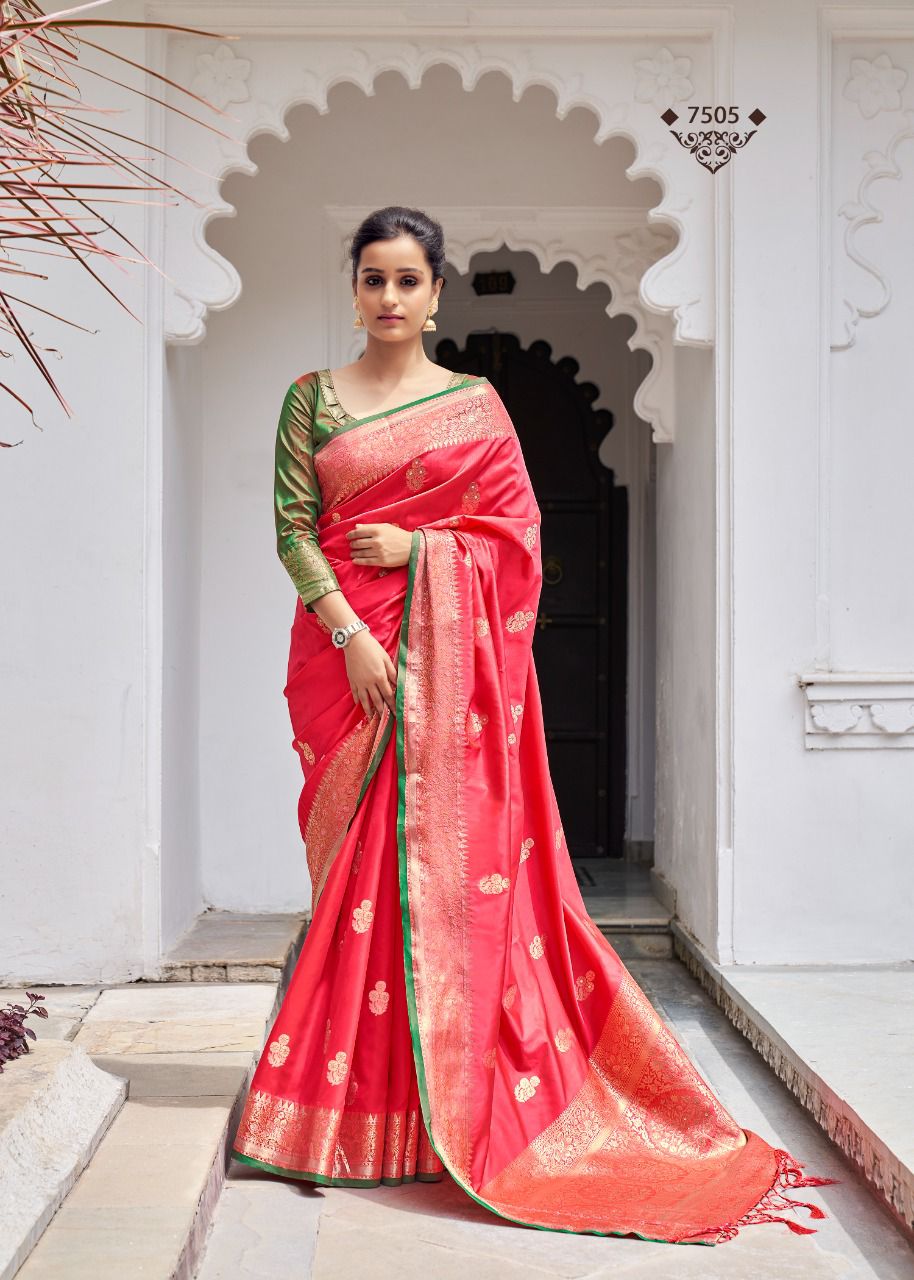 Rajyog Fabrics Ananya Silk 7505