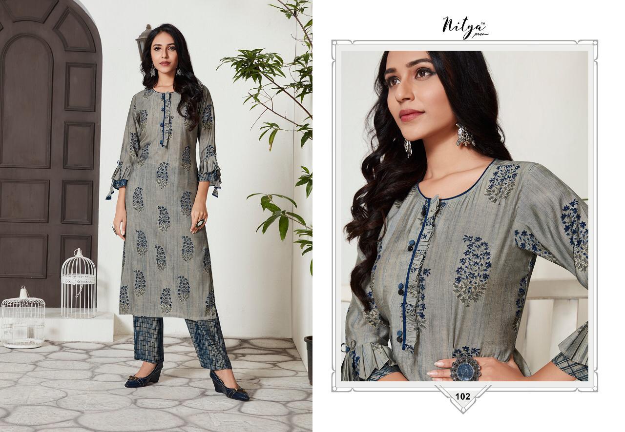 LT Fabrics Nitya Aahna 102