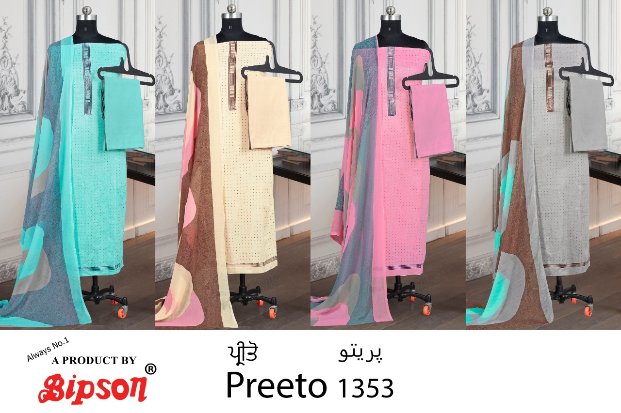 Bipson Print Preeto 1353 Colors 