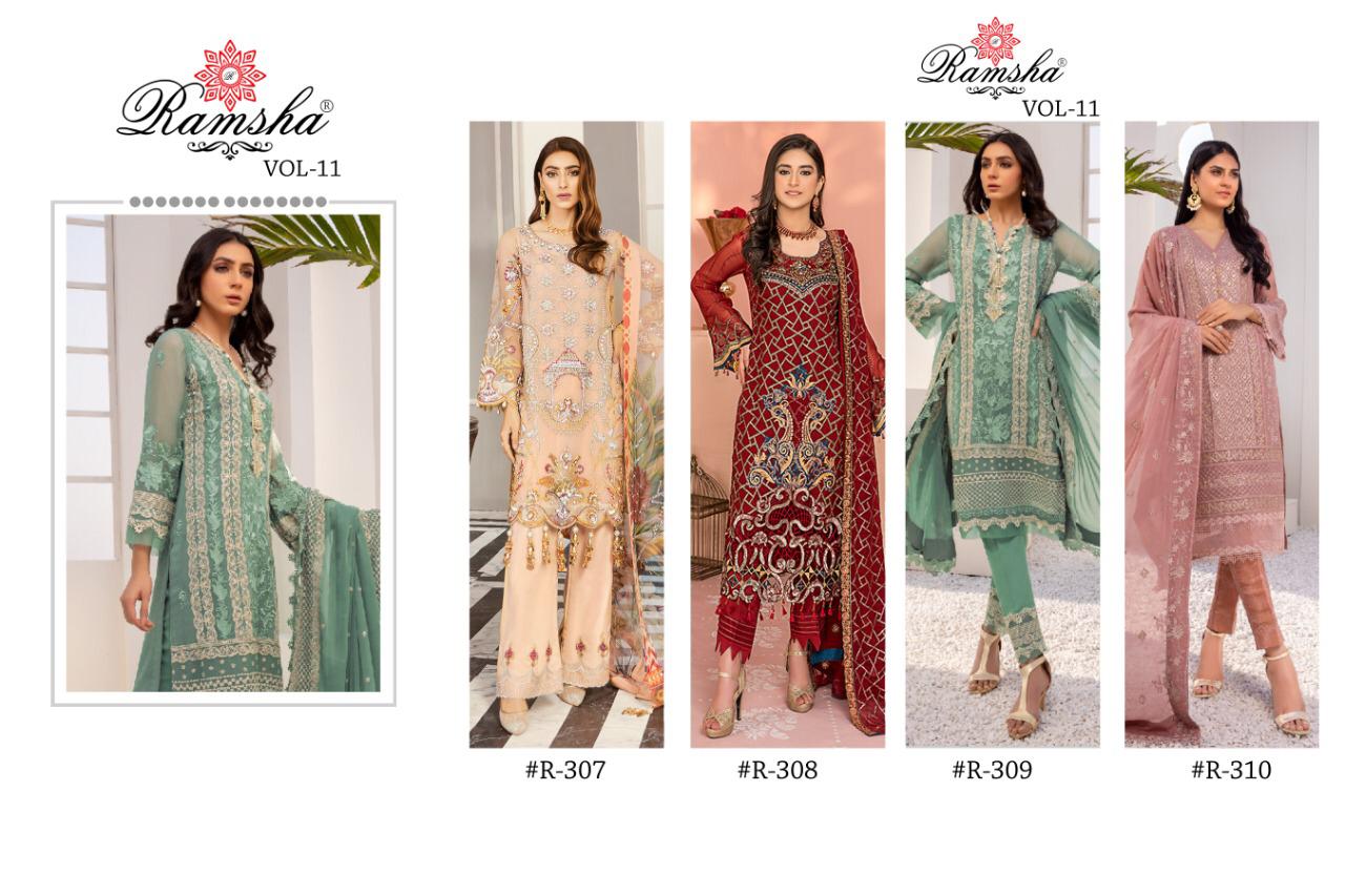 Ramsha Suits R-307 to R-310