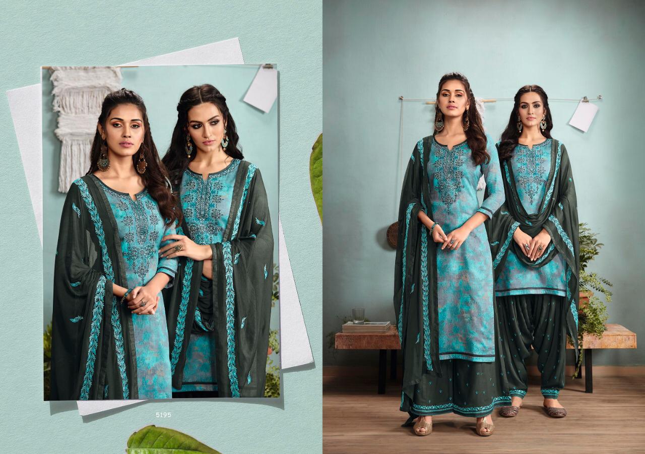Kessi Fabrics Colours By Patiyala House 5195