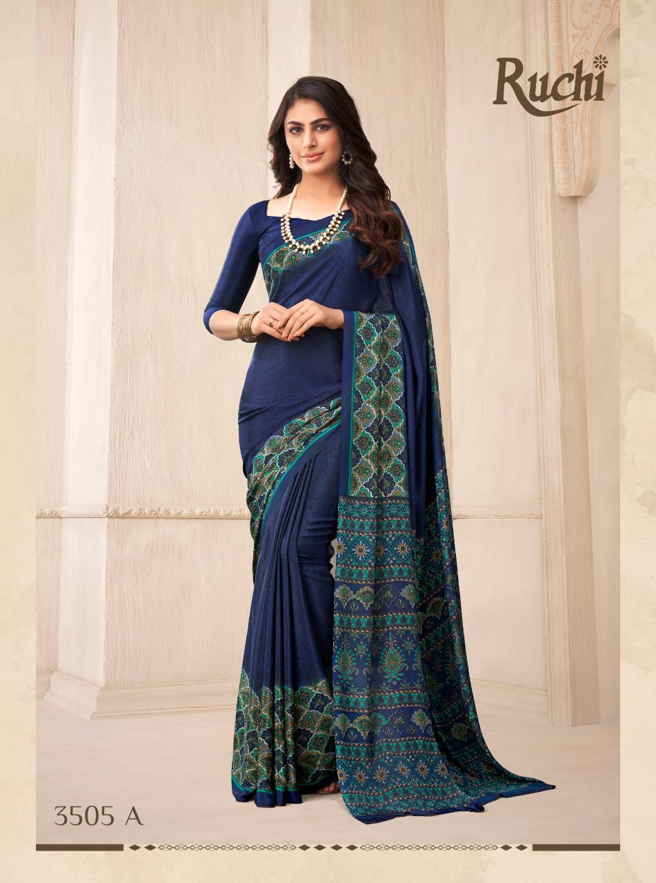 Ruchi Saree Alvira Silk 3505-A