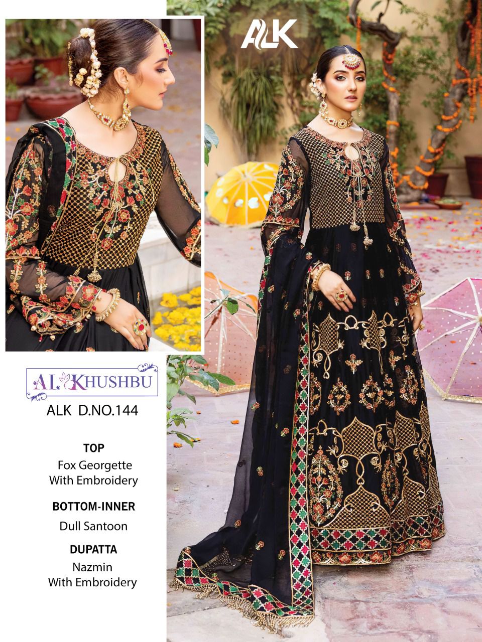 AL Khushbu Hit Bridal Collection 144-A