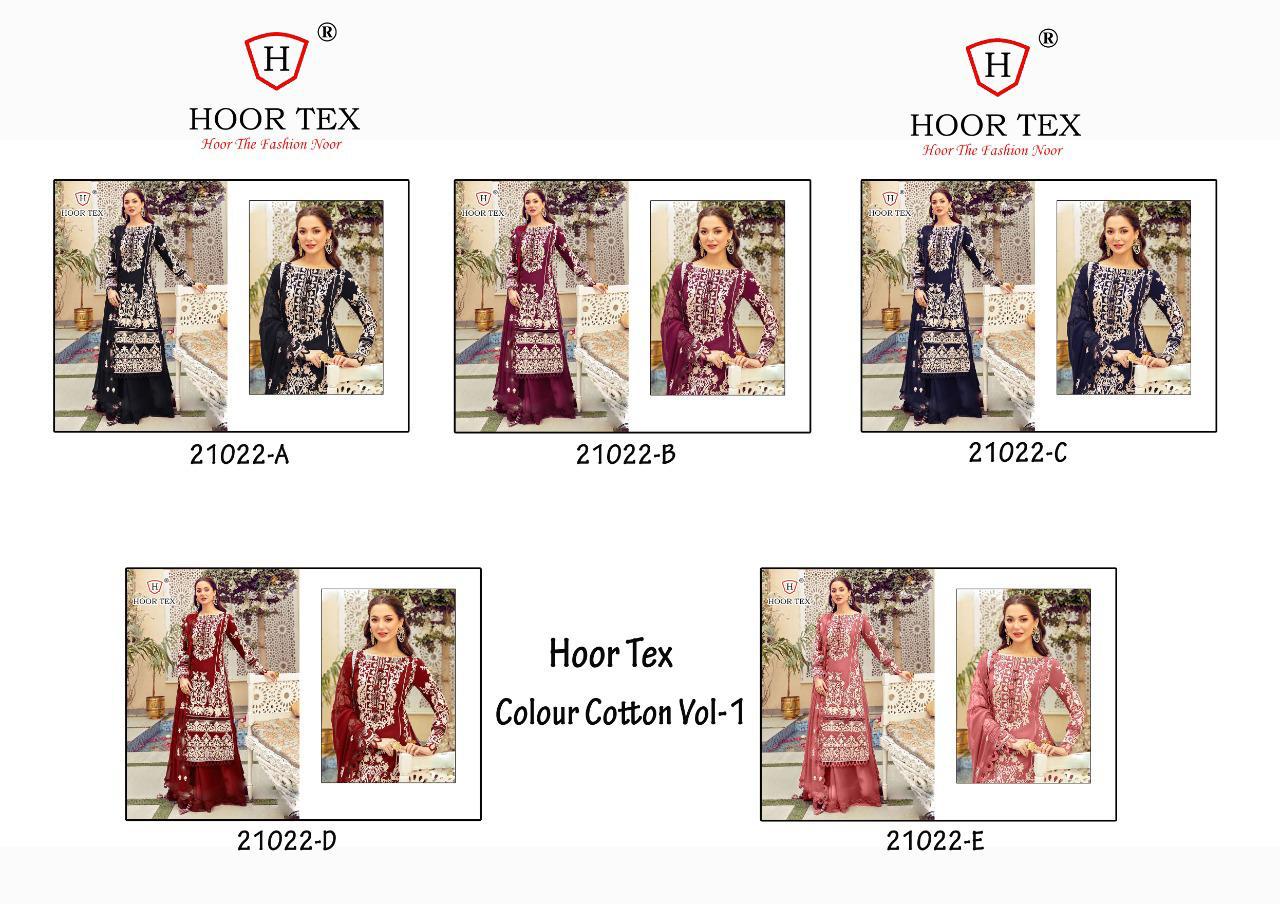 Hoor Tex Colour Cotton 21022 Colors 