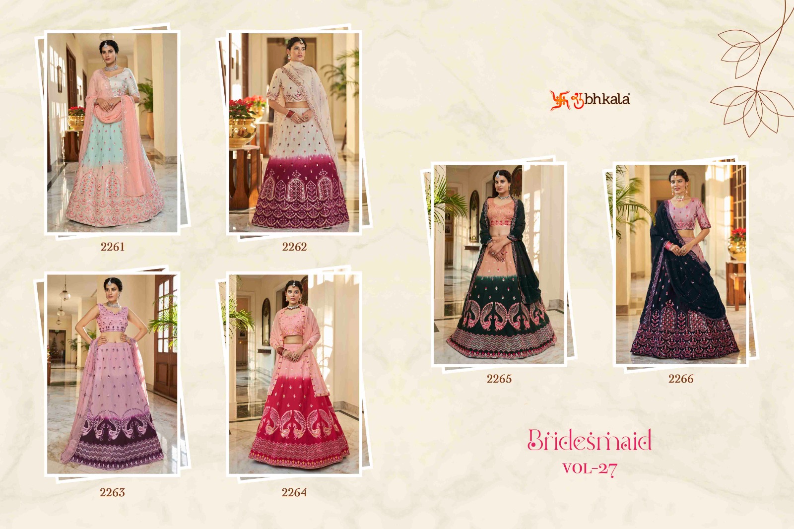 Shubhkala Bridesmaid 2261-2266