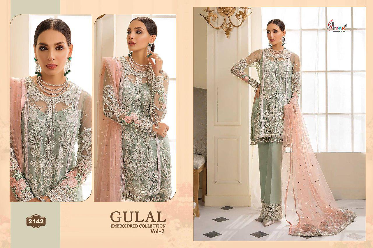 Shree Fabs Gulal Embroidered Collection 2142