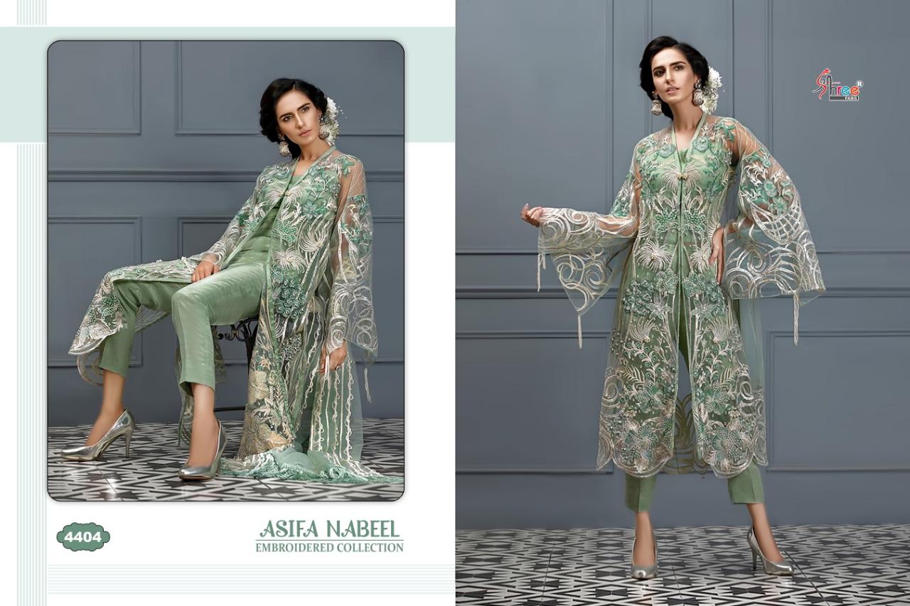 Shree Fabs Asifa Nabeel Embroidered Collection 4404