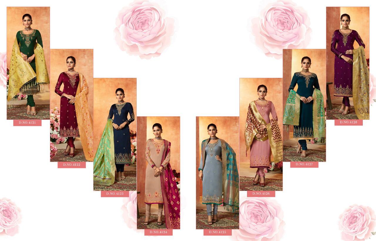 Kessi Fabrics Swayamvar 4121-4128