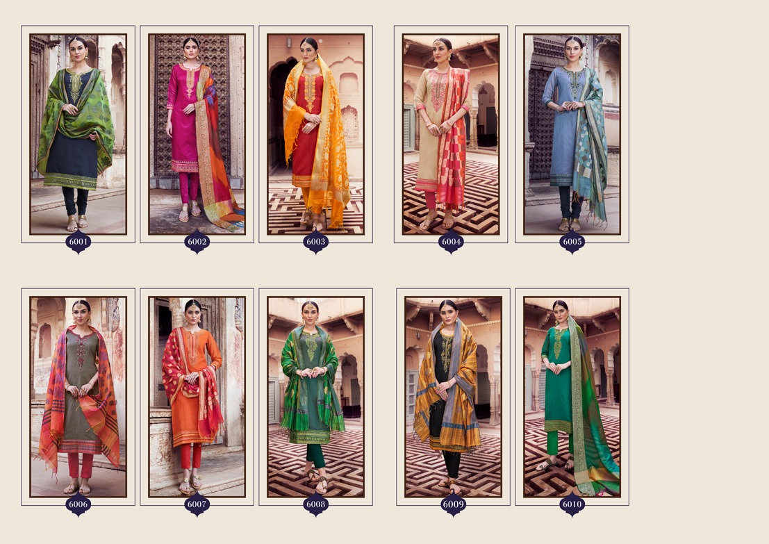 Kessi Fabrics Aabhushan 6001-6010