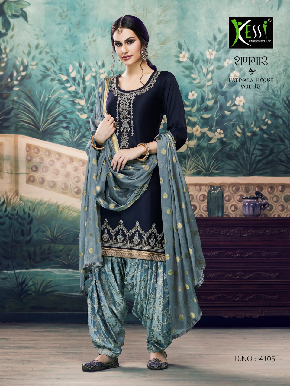Kessi Fabrics Shangar By Patiala House 4105