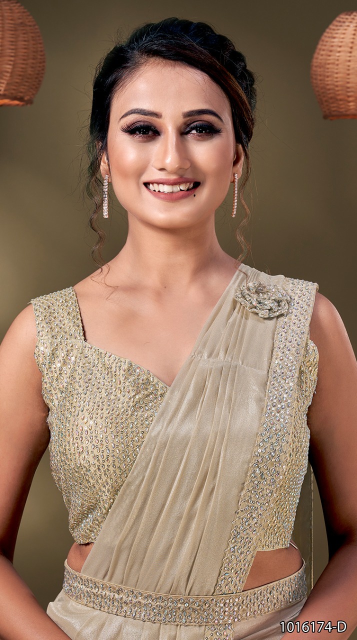 Aamoha Trendz Ready To Wear Designer Saree 1016174-D