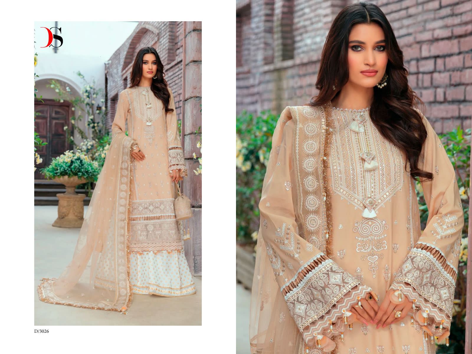 Deepsy Suit Anaya Embroidered Collection 3026