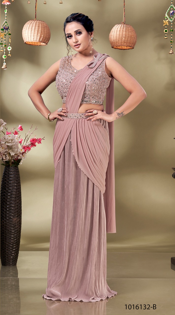 Aamoha Trendz Ready To Wear Designer Saree 1016132-B