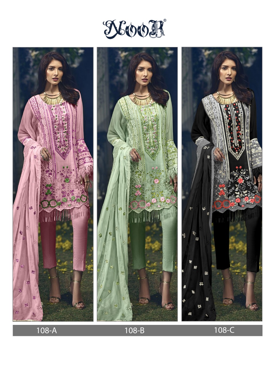 Noor Premium Collection 108 Colors