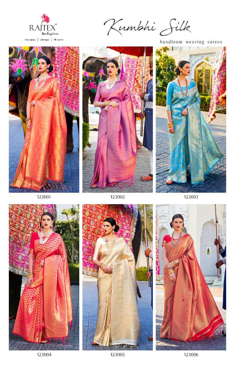 Rajtex Saree Kumbhi Silk 123001-123006
