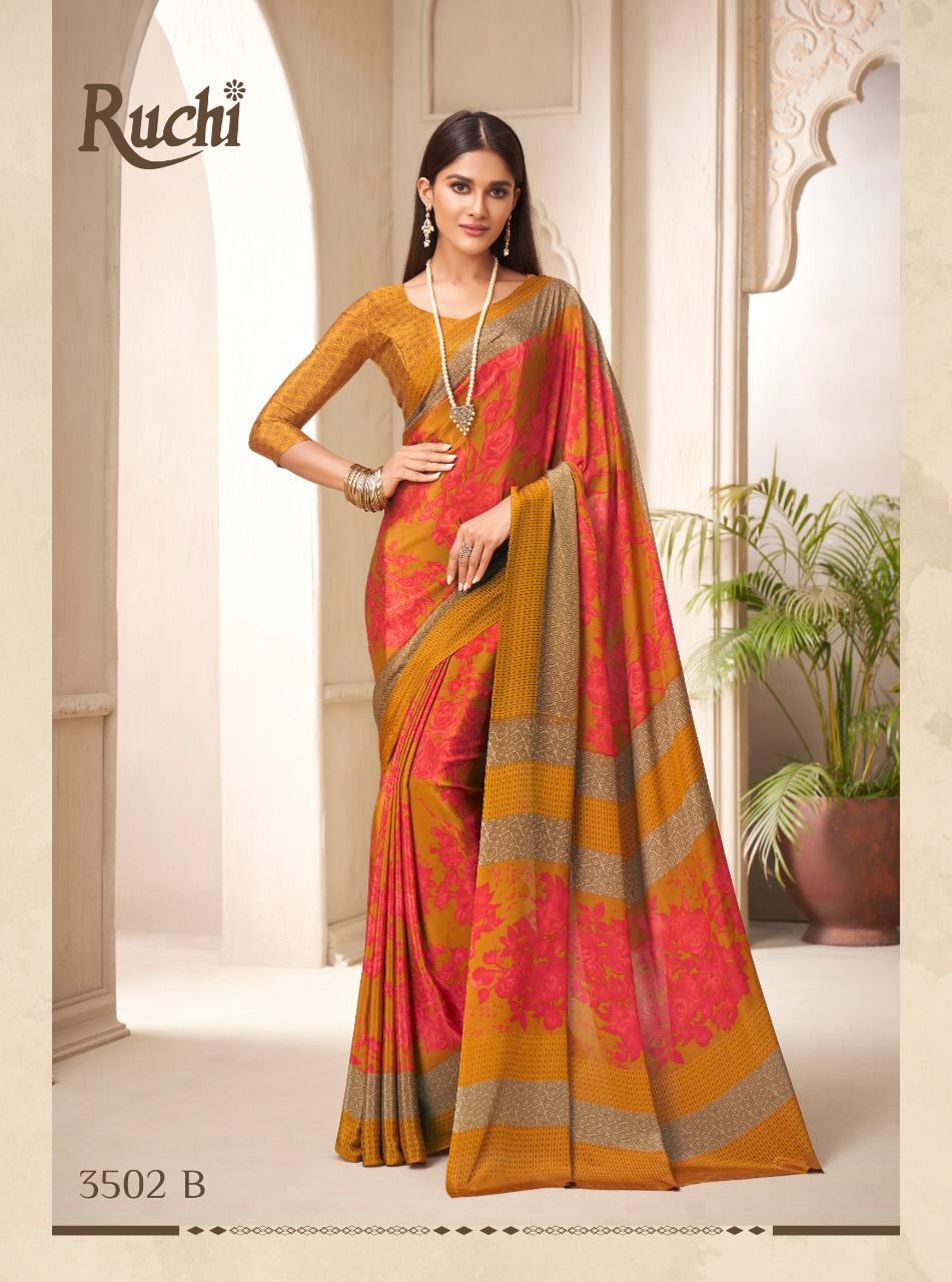 Ruchi Saree Alvira Silk 3502-B