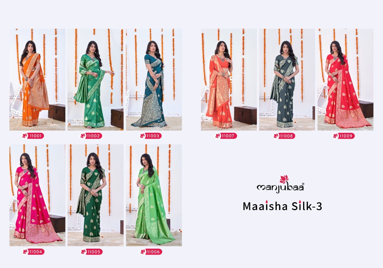 Manjubaa Maaisha Silk 11001-11009