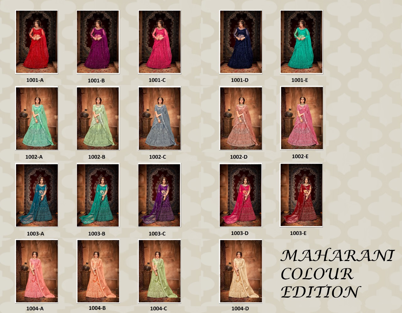 Mrudangi Maharani Colors Edition 1001-1004 Colors