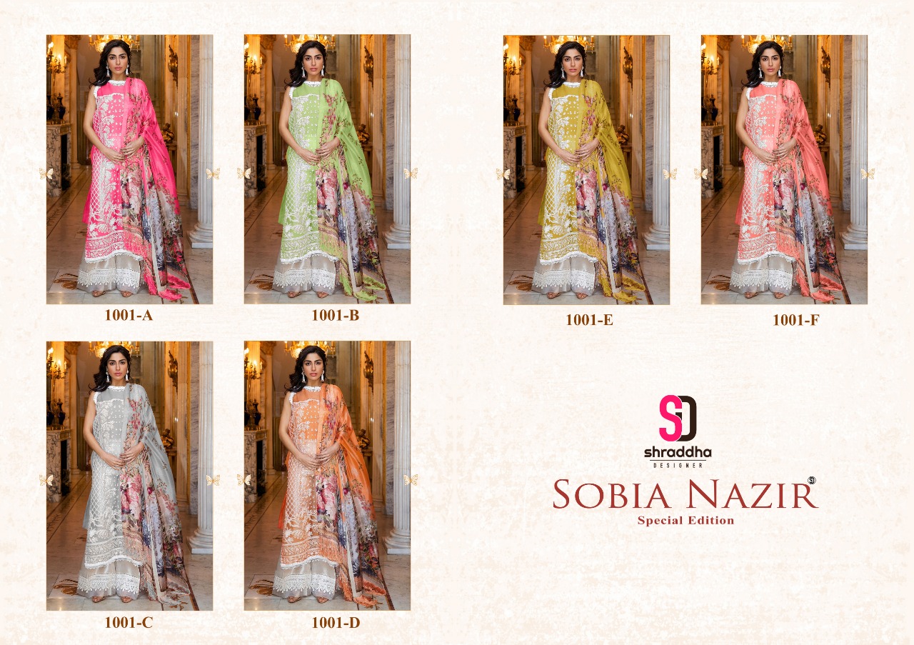 Shraddha Designer Sobia Nazir 1001 Colors