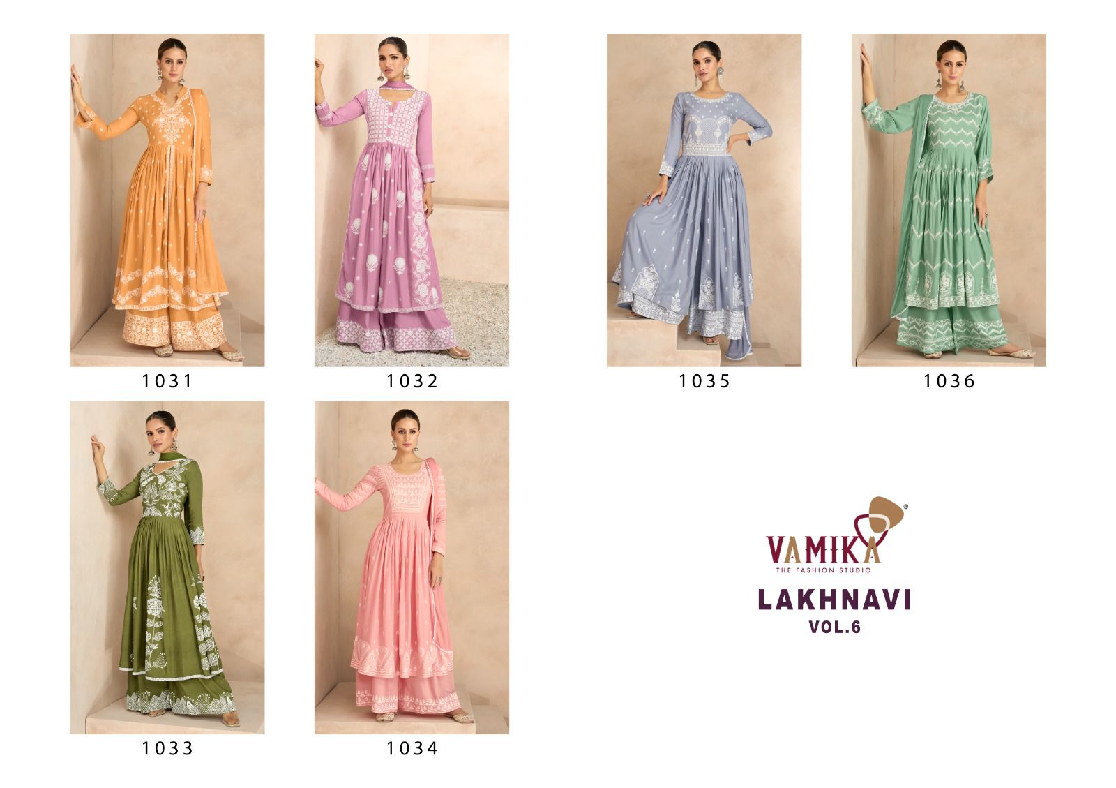 Vamika Fashion Lakhnavi 1031-1036