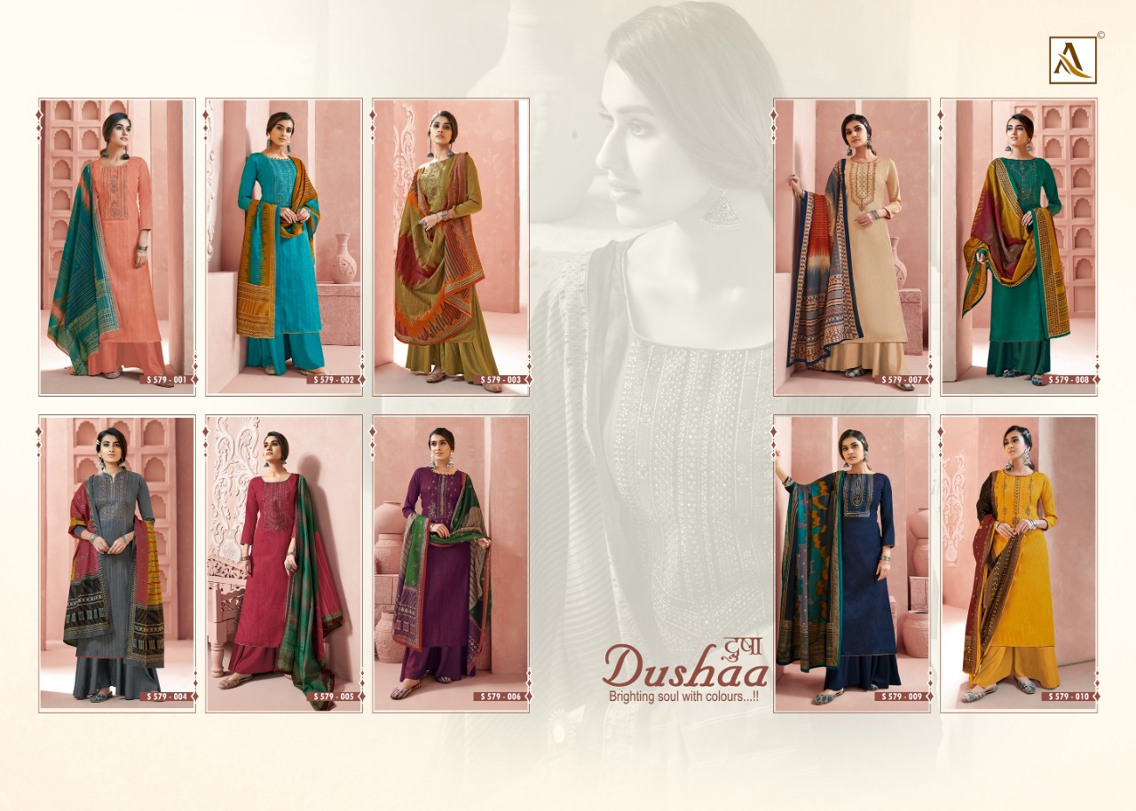 Alok Suits Dushaa 579-001 to 579-010