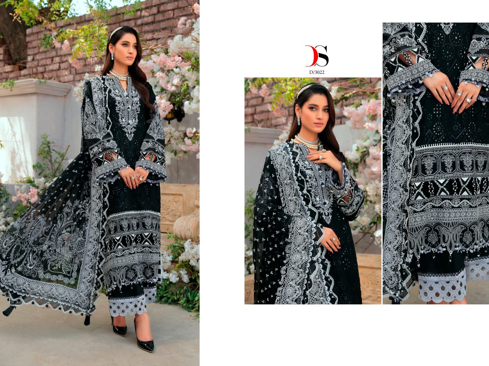 Deepsy Suit Anaya Embroidered Collection 3022
