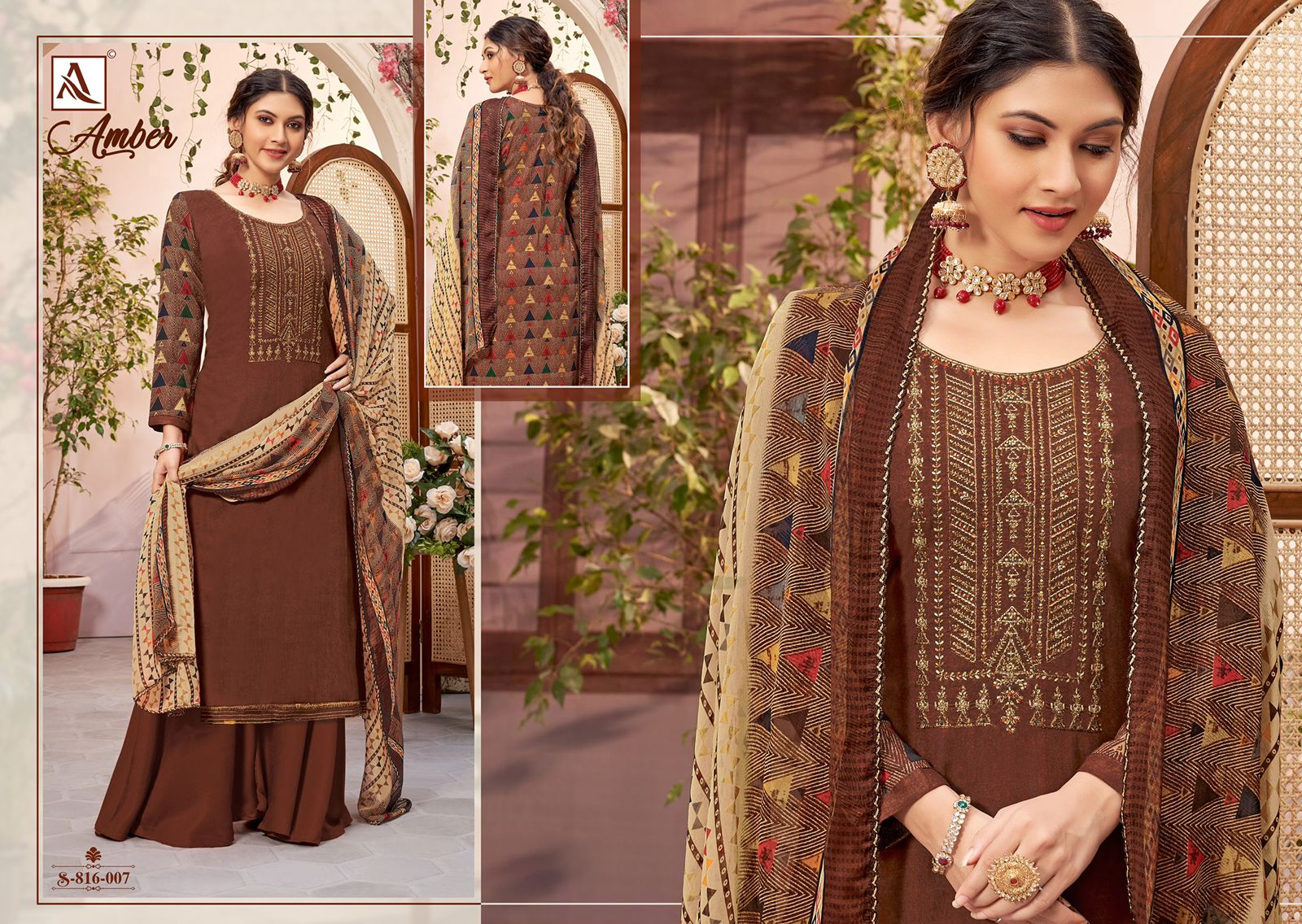 Alok Suits Amber 816-007
