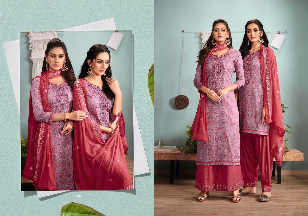 Kessi Fabrics Colours By Patiyala House 5196